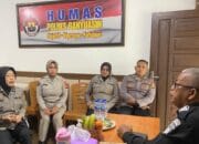 Humas Polda Datangi Humas Polres Banyuasin
