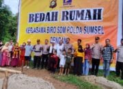 Polsek Rambutan Dua Kali Dapat Bedah Rumah Polda Sumsel