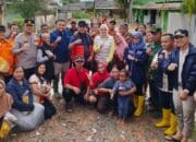 Ketua DPRD Abdul Rais Datangi Lokasi Banjir Talang Kelapa Banyuasin