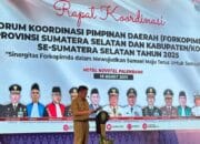 Bupati dan Ketua DPRD Banyuasin Rakor Forkopimda Se Sumsel