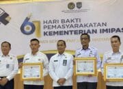 Lapas Banyuasin Terima Penghargaan UPT Terbaik Dua Nasional
