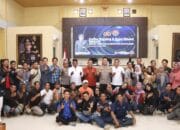 Polres Banyuasin Halal Bihalal Kompak Wartawan