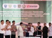 Gunakan Heli Menteri LH Kunker Karhutla di PT SMS Banyuasin