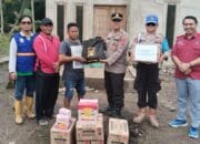Korban Puting Beliung Terima Bantuan Kapolres Banyuasin