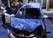 Honda Mobilio Terbakar di Parkiran Opi Mall