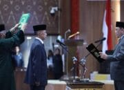 Wagub Cik Ujang Hadiri Paripurna PAW Anggota DPRD Sumsel