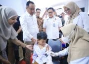 Wagub Cik Ujang Tinjau Pemeriksaan Kesehatan Gratis SDIT Royal Islamic School