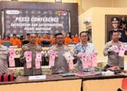 Dalam 2 Bulan 21 Kasus Narkoba dan 5 Kriminal Di Tontonkan Polres Banyuasin
