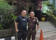 Sebagai Penghormatan. Asnaini Mantan Ketua PWI Hadiri Sertijab Raymud HS Kajari Banyuasin