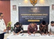 Kanwil IMIPAS Sumsel Cetuskan LCC. Lapas Banyuasin Tandatangani PKS Lintas Lembaga