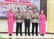 Polres Banyuasin Sertijab Kabag SDM dan Kapolsek Rantau Bayur