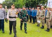 Polres Banyuasin Apel Gabungan Operasi Lilin Musi 2025 Jelang Nataru