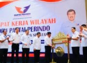 Herman Deru Hadiri Rakerwil Perindo Sumsel