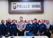 Kapolres Ruri Prastowo Terima Audiensi PWI Muba