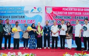 Serah Terima CSR PT PERTA SAMTAN GAS Dihadiri Wakil Bupati Banyuasin