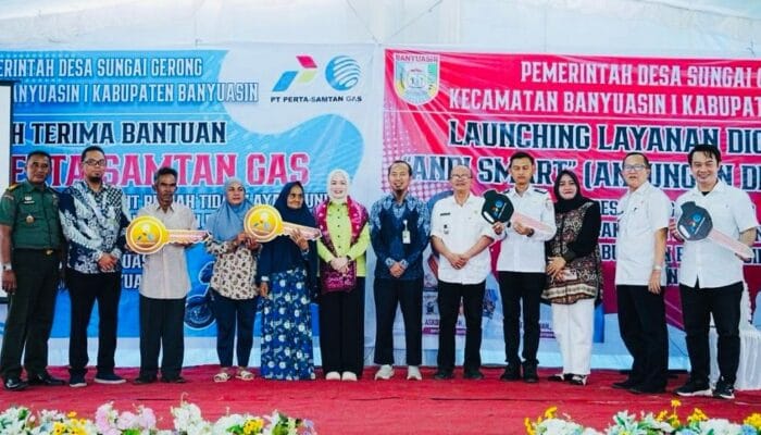 Serah Terima CSR PT PERTA SAMTAN GAS Dihadiri Wakil Bupati Banyuasin