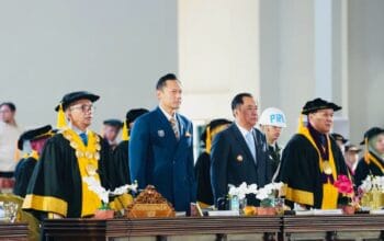 Menko AHY dan Wagub Cik Ujang Hadiri Wisuda ke-182 Unsri