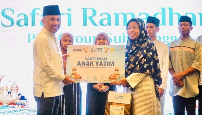 Sambut Idulfitri. PLN Group Berbagi Santunan untuk Anak Yatim hingga Santri di Banggai