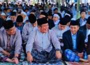 Shalat Idul Fitri Bersama Gubernur dan Wakil Gubernur Ajak Masyarakat Perkuat Kerukunan