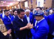 Gubernur Hadiri Pelantikan DPW PAN Sumsel. Deru Kenang Dukungan Politik dan Tekankan Sinergi