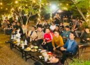 Polres Banyuasin Nobar Piala Dunia Bareng OKP, LSM dan Masyarakat