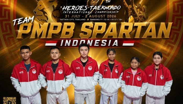 Menuju Thailand, PMPB Spartan Taekwondo Sumsel Incar Prestasi Internasional