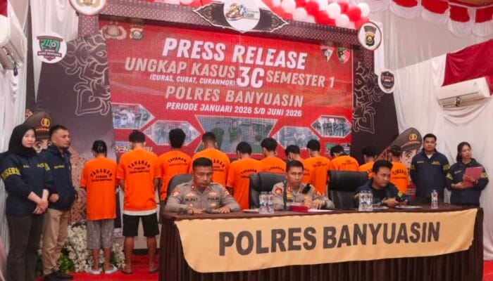 Ungkap 56.2 Persen Perkara Dalam 6 Bulan Polres Banyuasin Masih Tingkatkan Kualitas