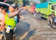 Upaya Antisipasi Kemacetan Polres Banyuasin Laksanakan Strong Point Sore dan Patroli Hunting