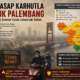 Kualitas udara Kota Palembang Masih Tercatat Level Berbahaya